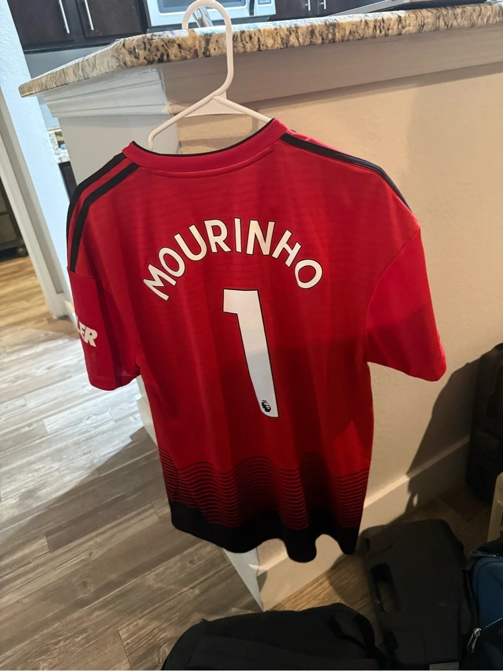 Manchester United Home Adidas Soccer Jersey #1 - Mourinho